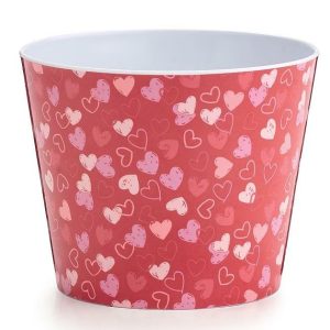 Pot Covers |   6" Small Hearts Melamine Pot Cover