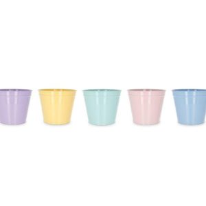 Pot Covers |   6" Solid Pastel Color Pot Covers Astd