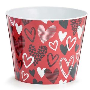 Pot Covers |   6" Valentine Melamine Pot Cover