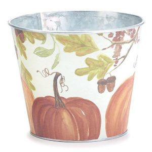 Pot Covers |   #6 Watercolor Pumpkin Fall Pot Cover