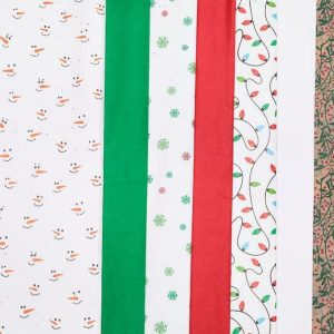 Tissue Sheets |   20X30 Christmas Tissue Paper Assortment