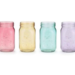 Vases |   Astd Spring Translucent Quart Mason Jars