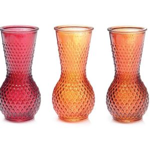 Vases |   Diamond Pattern Fall Bulb Vase Astd