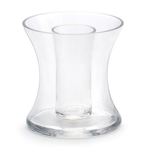 Vases |   Double Glass Hourglass Vase