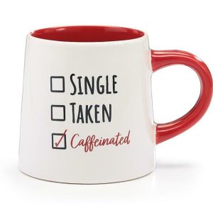 Mugs |   Single Taken Caffeinated Message Mug