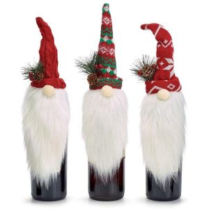 Gnomes |   Gnome Bottle Toppers With Long Beards